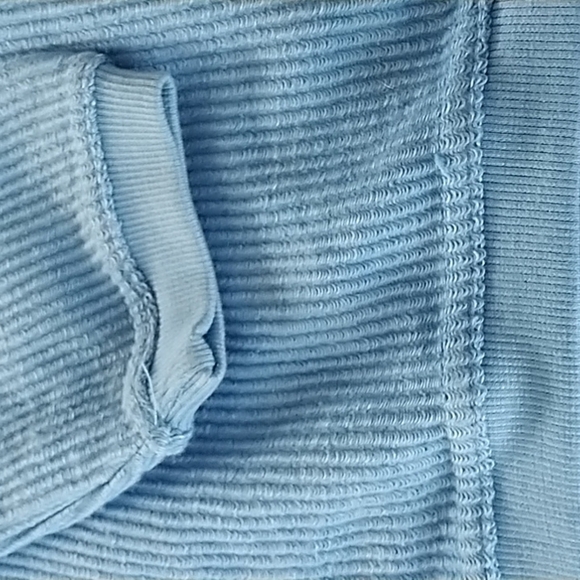Pennant Blue MADISON Pullover Ribbed Sweatshirt M - Picture 4 of 9